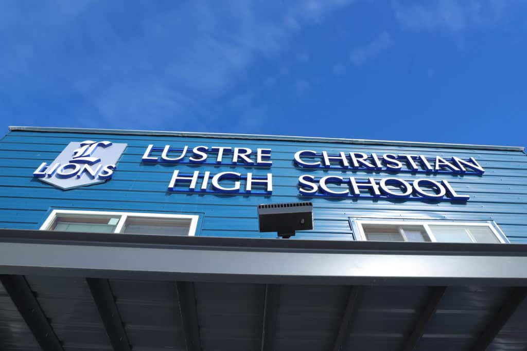 frontentrance2 Lustre Christian High School